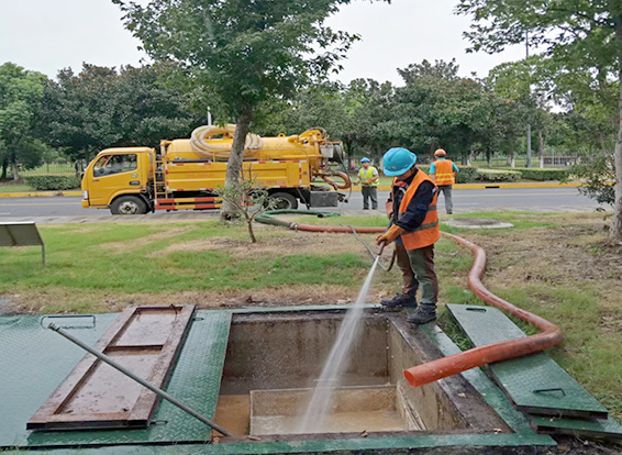 蓬江化油池清理